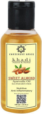 

Continent Spice KHADI NATURAL & HERBAL SWEET ALMOND OIL- CS682005(100 ml)