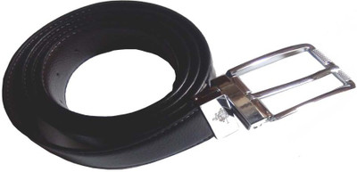 

BABA BLESSINGS Men Formal Black Texas Leatherite Reversible Belt