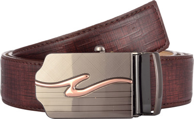 

Exotique Men Casual Brown Artificial Leather Belt