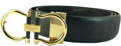 

Ammvi Creations Men Black Genuine Leather Belt