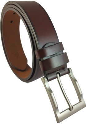 

Ammvi Creations Men Brown Genuine Leather Belt
