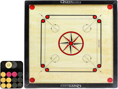 

Queen Sports Industries Premium Assam Plywood Medium size Board Game