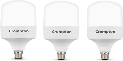 

Crompton 50 W Standard B22 LED Bulb(White, Pack of 3)
