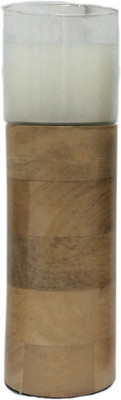 

Yucad Candle pillar Wooden 1 - Cup Candle Holder(Brown, Pack of 1)