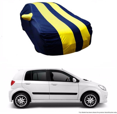 Flipkart SmartBuy Car Cover For Hyundai Getz (With Mirror Pockets)(Yellow, Blue)