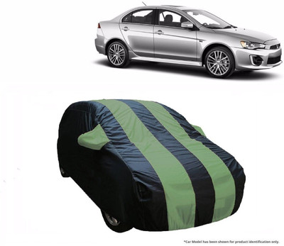 Flipkart SmartBuy Car Cover For Mitsubishi Lancer (With Mirror Pockets)(Green, Blue)
