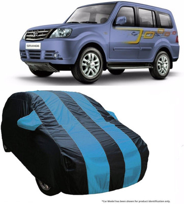 Flipkart SmartBuy Car Cover For Tata Sumo Grande (With Mirror Pockets)(Blue, Blue)