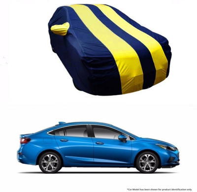 Flipkart SmartBuy Car Cover For Chevrolet Cruze (With Mirror Pockets)(Yellow, Blue)