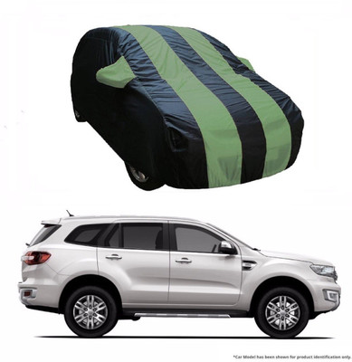 Flipkart SmartBuy Car Cover For Ford Endeavour (With Mirror Pockets)(Green, Blue)