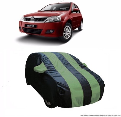 Flipkart SmartBuy Car Cover For Mahindra Verito (With Mirror Pockets)(Green, Blue)