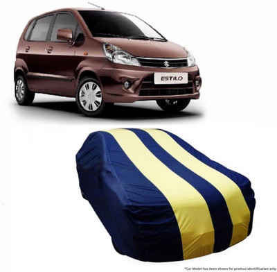 Flipkart SmartBuy Car Cover For Maruti Suzuki Zen (With Mirror Pockets)(Yellow, Blue)