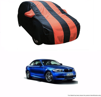 Flipkart SmartBuy Car Cover For BMW 1 Series (With Mirror Pockets)(Orange, Blue)