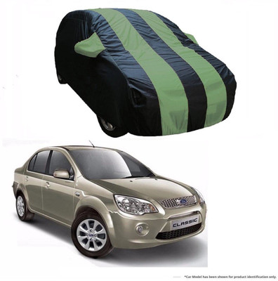 Flipkart SmartBuy Car Cover For Ford Fiesta Classic (With Mirror Pockets)(Green, Blue)