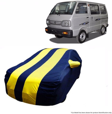 Flipkart SmartBuy Car Cover For Maruti Suzuki Omni (With Mirror Pockets)(Yellow, Blue)