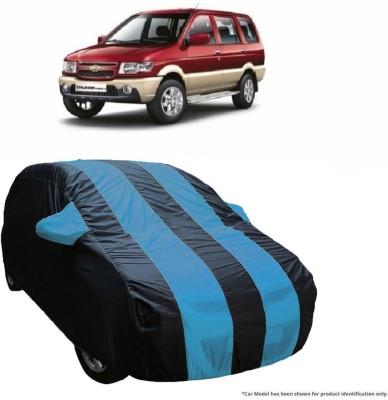 Flipkart SmartBuy Car Cover For Chevrolet Tavera (With Mirror Pockets)(Blue, Blue)