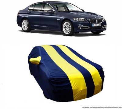 Flipkart SmartBuy Car Cover For BMW 5 Series (With Mirror Pockets)(Yellow, Blue)