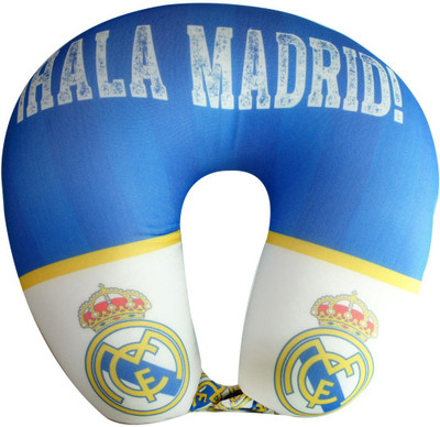 

Real Madrid FC Multicolor Polyester Car Pillow Cushion for Universal For Car(Round, Pack of 1)