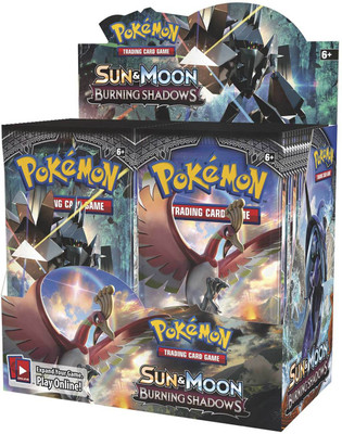 

AncientKart Pokemon Sun & Moon Burning Shadows Booster Box(Multicolor)