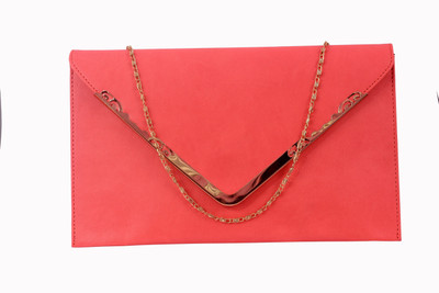 

TR Fashion Casual Orange Clutch