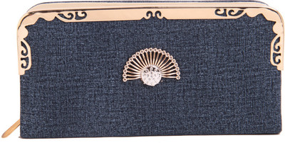 Fiona Trends Casual Blue Clutch