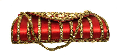 

kabir bambhaari Casual Red Clutch