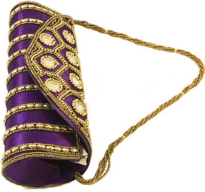 

kabir bambhaari Casual Purple Clutch
