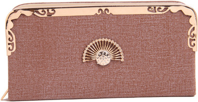 

Fiona Trends Casual Brown Clutch