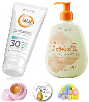 

Oriflame Sweden Makeup Combo of Sun Zone Face And Exposed Area(Set of 5)