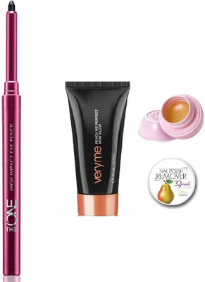 

Oriflame Sweden Makeup Combo of High impact Eye pencil Black(Set of 4)
