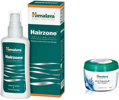 

Himalaya Herbals Hairzone Solution, anti dandruff hair cream(Set of 2)