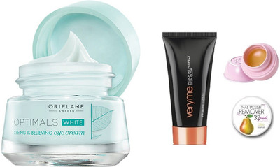 

Oriflame Sweden Makeup Combo of White Seeing Believing Eye Cream(Set of 4)