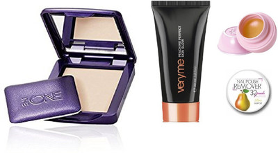 

Oriflame Sweden Makeup Combo of Illuskin Powder Spf 12 (Dark)(Set of 4)