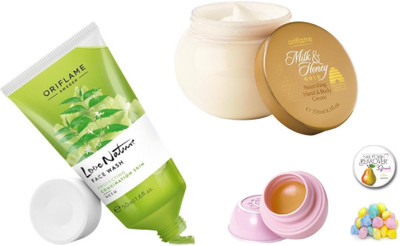 

Oriflame Sweden Makeup Combo of Love Nature Neem Face Wash Kit(Set of 5)
