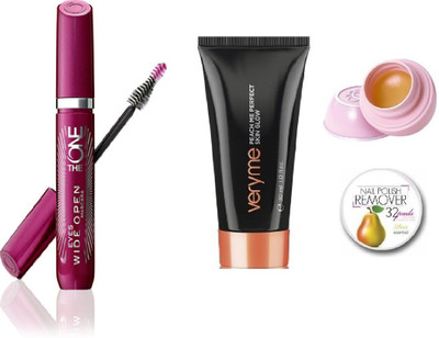 

Oriflame Sweden Makeup Combo of The One Wide Open Eye Mascara(Set of 4)