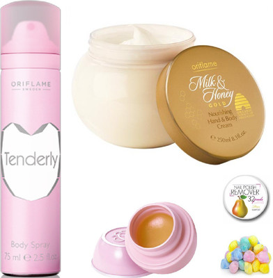 

Oriflame Sweden Makeup Combo of Tenderly Body Spray Kit(Set of 5)