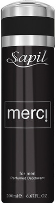 

Sapil Merci Deodorant (Imported From U.A.E) Body Spray - For Men(200 ml)