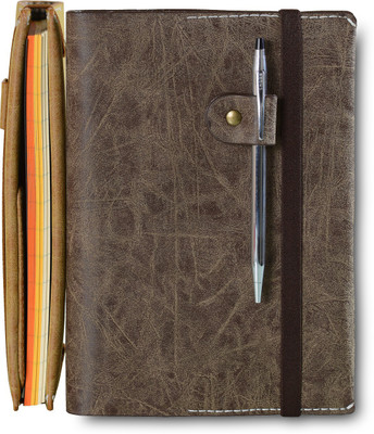 

MANOGYA A5 Planner/Organizer(CONFERENCE SERIES NOTEBOOK, DARK BROWN)
