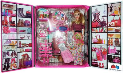 

GRAPPLE DEALS Fashion Stylish Girl Doll With Trendy Dresses And Cool Accessories Girls.(Multicolor)