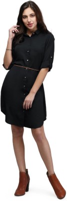 V&M Women Shirt Black Dress