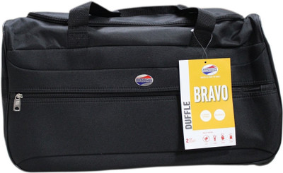 

American Tourister Bravo 57 Black Duffel Strolley Bag(Black)