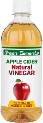 

Green Elements Natural & Pure Apple Cider Vinegar(500 ml, Unflavoured Flavored)