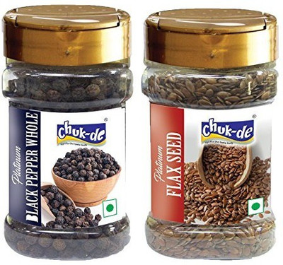

Chukde Platinum Flax Seed(120g) ,Black pepper whole(100g) Combo(220 g)