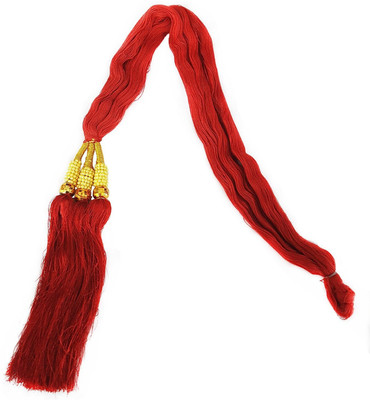 

Kabello Stylish Fancy Coloured Amritsari Hair Parandi For wedding Braid Extension(Red)