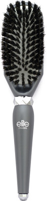 

Elite Models (France) 100% Boar Bristles Flat Cushion Hair Brush - Grey