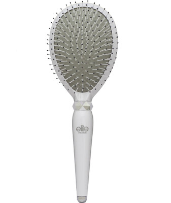 

Elite Models (France) Plastic Bristles Flat Cushion Hair Brush - White