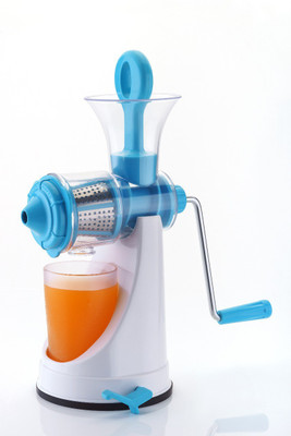 

VR Advance Unbreakable Fruit & Vegetable Plastic, Stainless Steel Hand Juicer(Blue Pack of 1)