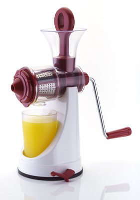 

VR Advance Unbreakable Fruit & Vegetable Plastic, Stainless Steel Hand Juicer(Brown Pack of 1)
