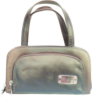 

Ajmani Enterprises Hand-held Bag(Brown)