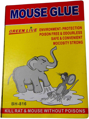 

Waltzer India Mouse Trap Glue Green Live Kill Rat Mouse WithOut Poisons
