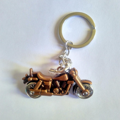 

HatsOff Royal Bike Key chain spinning wheels, moving Handel metal key ring Key Chain